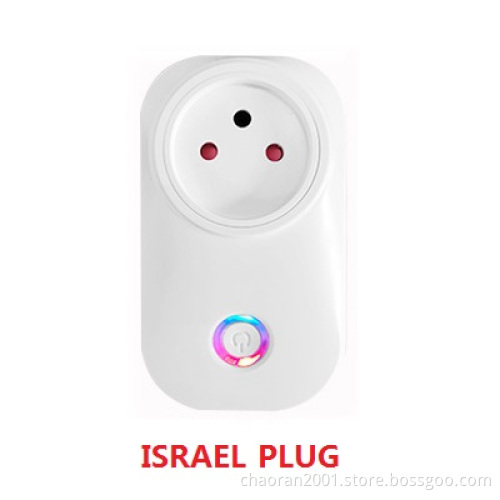 Israel WIFI Smart Plug Timing Socket Wireless Outlet Voice Control Work With Alexa Google Home